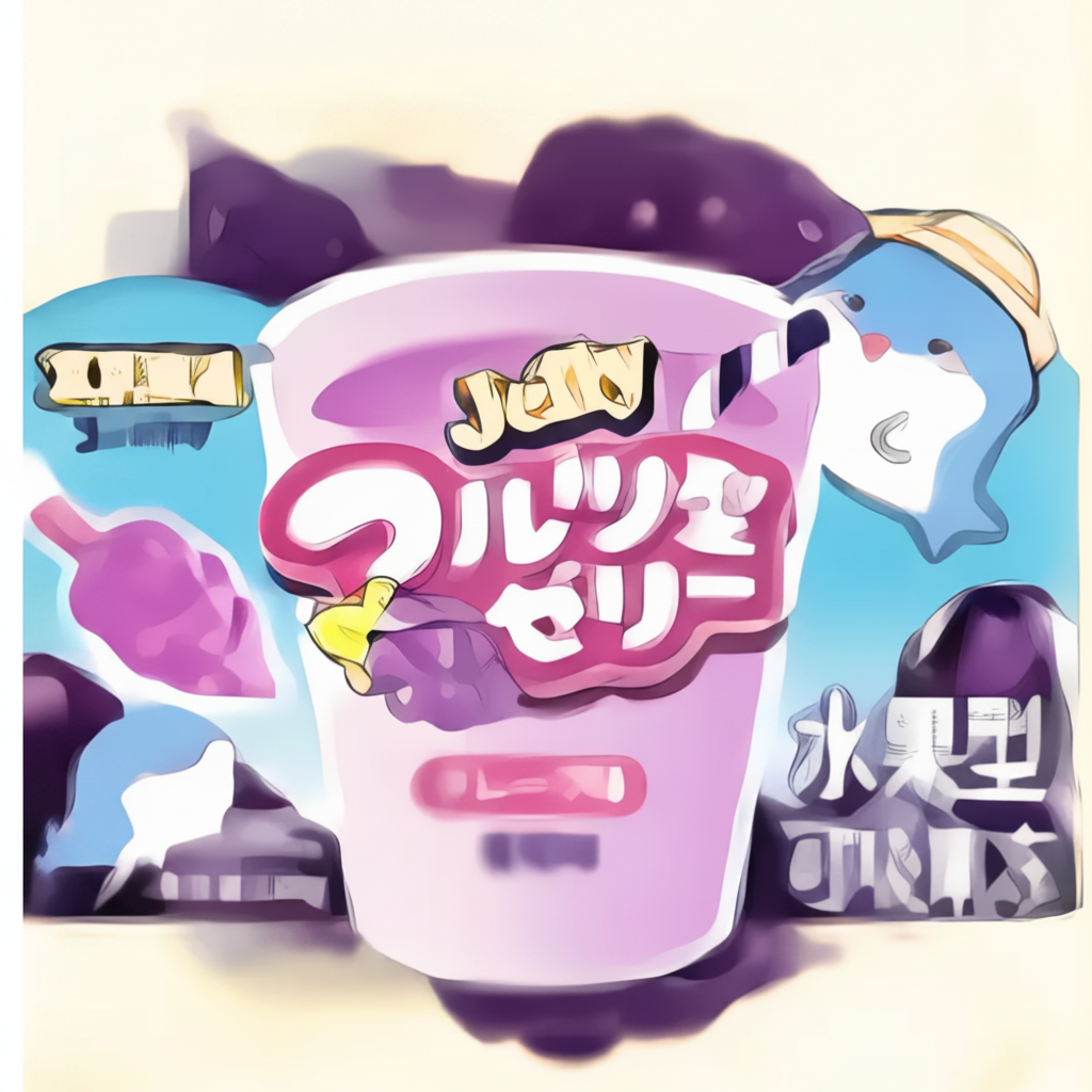 GELATINA ALL'UVA A FORMA DI FRUTTA 228 G(box da 12)