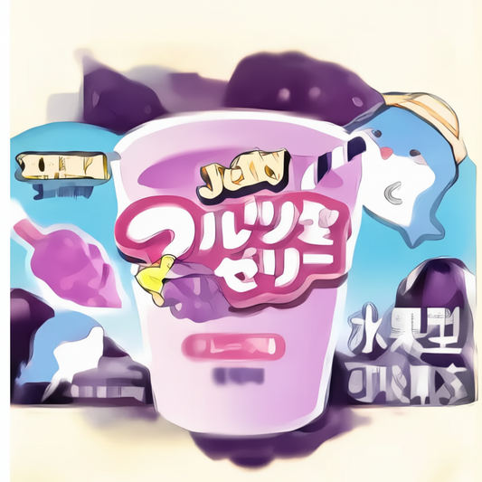GELATINA ALL'UVA A FORMA DI FRUTTA 228 G(box da 12)