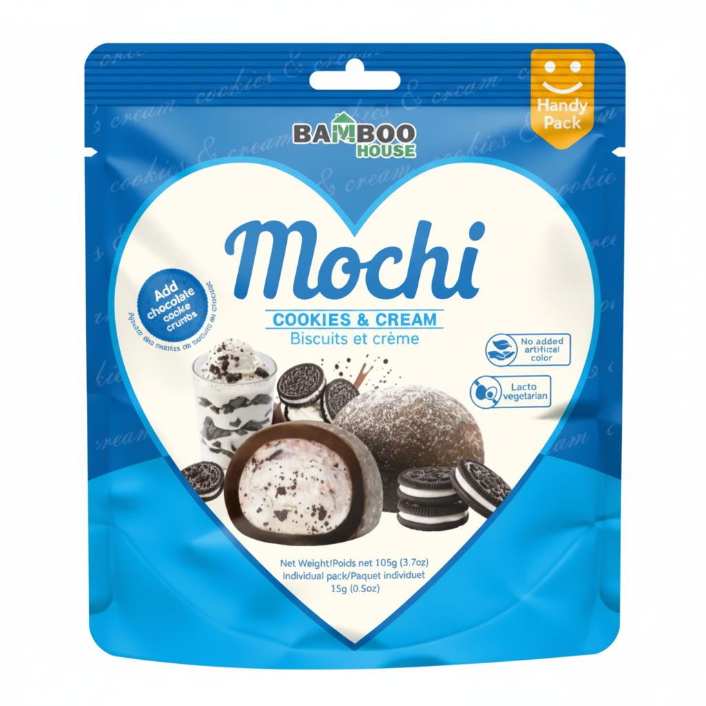 BAMBOO HOUSE MOCHI GUSTO OREO  105 G(box da 12)