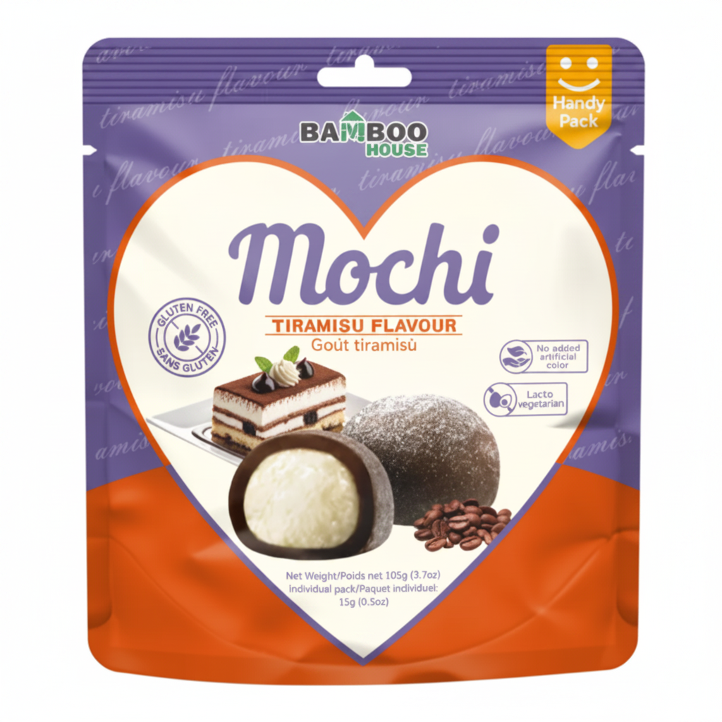 BAMBOO HOUSE MOCHI AL TIRAMISÙ 105 G(box da 12)