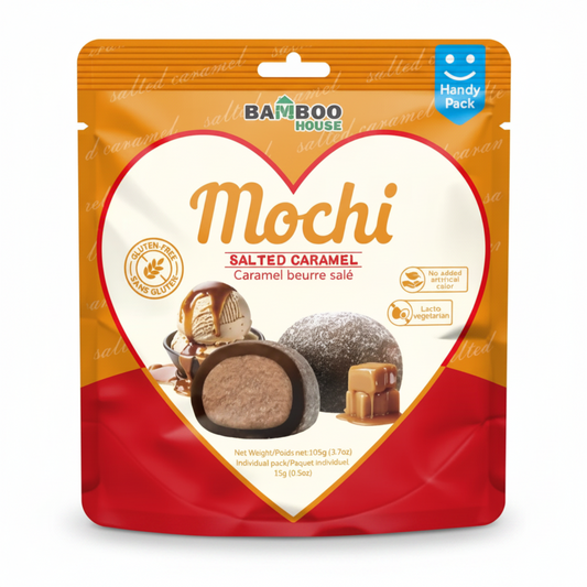 BAMBOO HOUSE MOCHI AL CARAMELLO SALATO 105 G(box da 12)