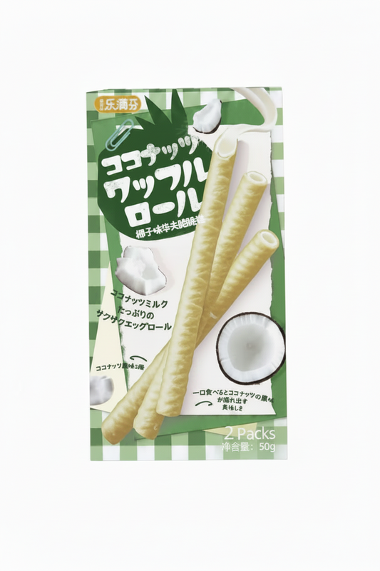 LEMANFEN ROLL DI WAFFLE AL COCCO 52 G(box da 12)