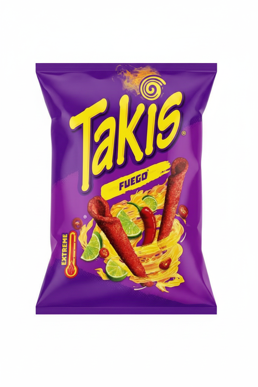 SNACK DI MAIS AL PEPERONCINO E LIME FUEGO 18 X 100 G TAKIS