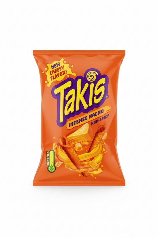 SNACK DI MAIS AL GUSTO NACHO INTENSO 18 X 100 G TAKIS