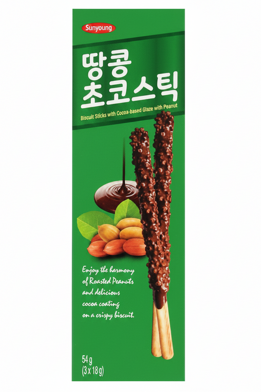 BASTONCINI DI CIOCCOLATO E ARACHIDI 54 G (BOX DA 16)