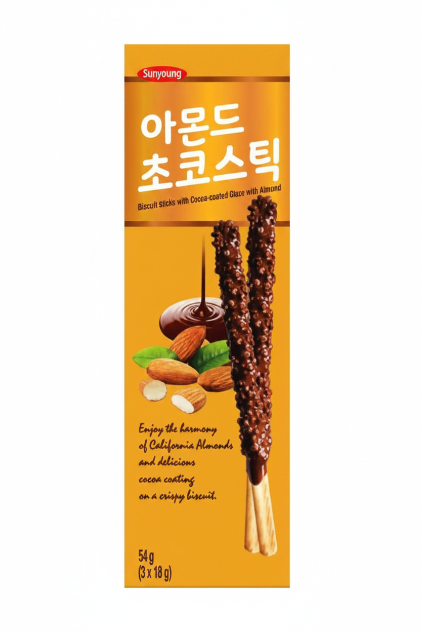 BASTONCINI DI CIOCCOLATO ALLE MANDORLE 54 G (BOX DA 16)