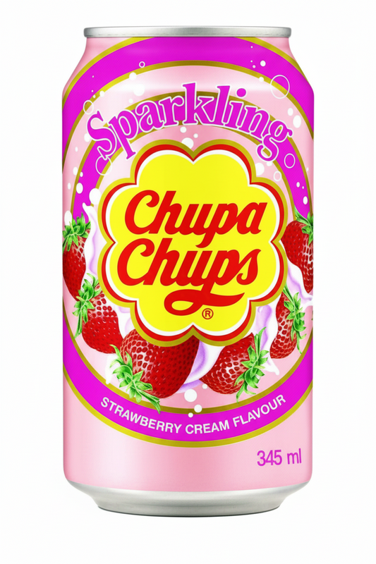 CHUPA CHUPS FRIZZANTE ALLA FRAGOLA 345 ML (BOX DA 24)