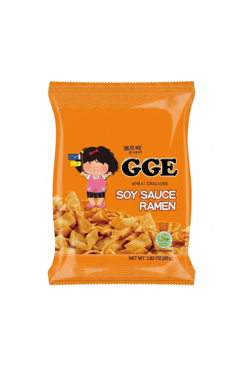 GGE CRACKER DI FRUMENTO GUSTO RAMEN ALLA SALSA DI SOIA 80 G(BOX DA 15)