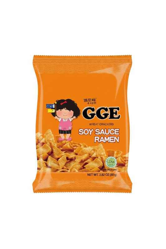 GGE CRACKER DI FRUMENTO GUSTO RAMEN ALLA SALSA DI SOIA 80 G(BOX DA 15)