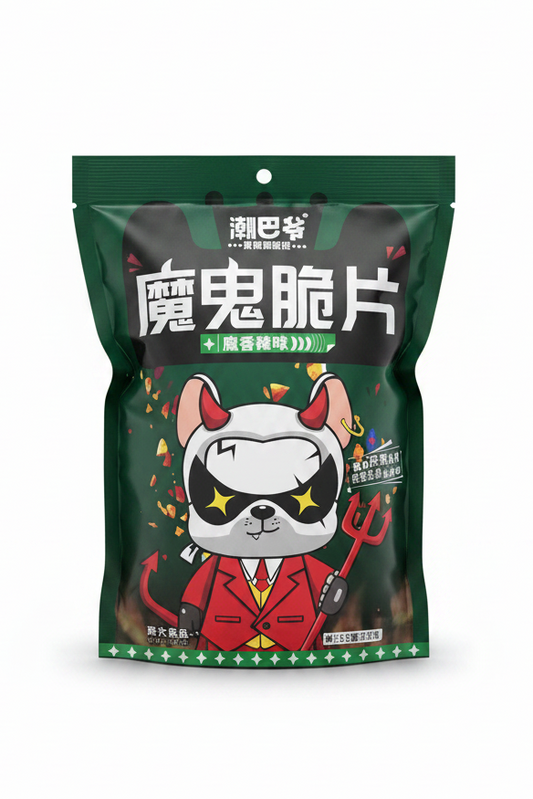 THE DEVIL CHIPS GUSTO PICCANTE 200 G(BOX DA 10)