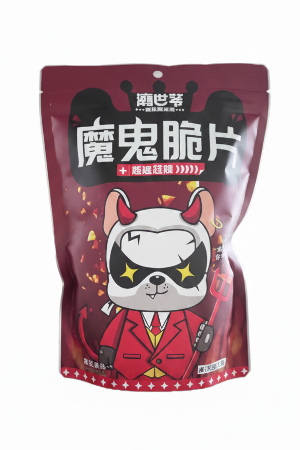 THE DEVIL CHIPS GUSTO SUPER PICCANTE 200 G (BOX DA 10)