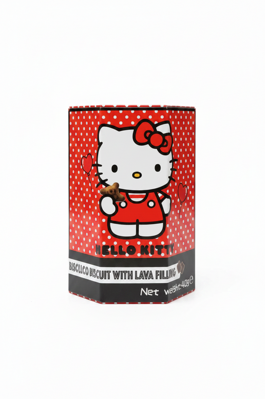 TOKIMEKI - HELLO KITTY BISCOTTI AL CIOCCOLATO 40 G(BOX DA 12)