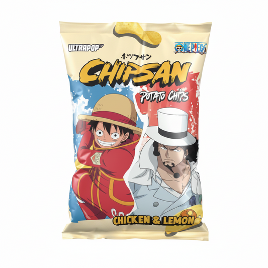 CHIPSAN PATATINE FRITTE POLLO E LIMONE 110 G (BOX DA 10)