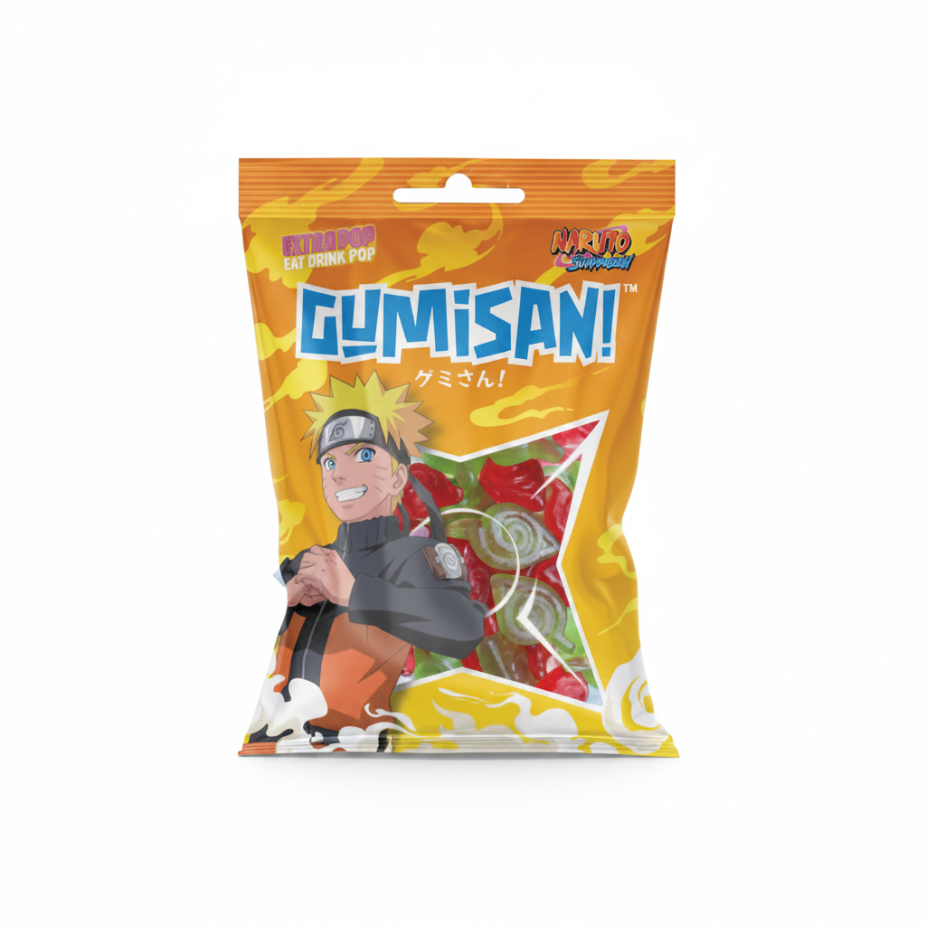 GUMISAN CARAMELLE GOMMOSE, GUSTO CILIEGIA E MELA 180 G(BOX DA 14)