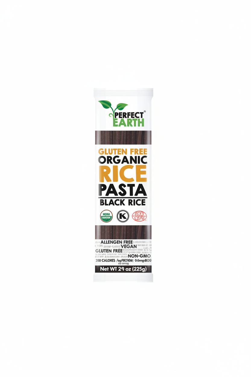 PERFECT EARTH NOODLES DI RISO NERO BIO 225 G(BOX DA 6)