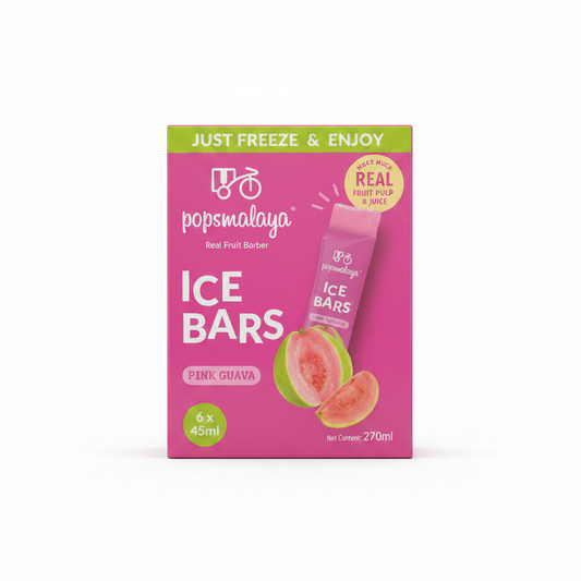 MY POPSMALAYA ICE BAR AL GUSTO DI GUAVA ROSA 270 ML (BOX DA 6)