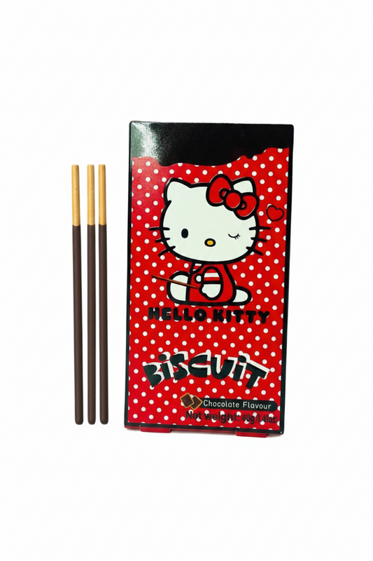 TOKIMEKI X HELLO KITTY BASTONCINI DI BISCOTTO AL CIOCCOLATO 40 G (BOX DA 10)