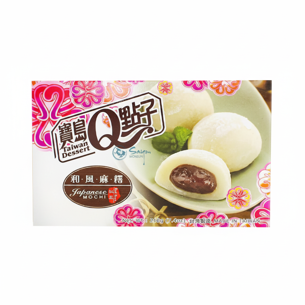 Q   MOCHI Red Bean Mochi 210g (BOX DA 12)