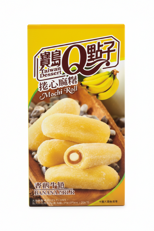 Q MOCHI ROLL ALLA BANANA E LATTE 150 G (BOX DA 12)