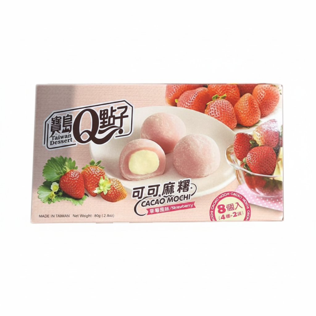Q MOCHI AL GUSTO FRAGOLA 80 G （BOX DA 12)
