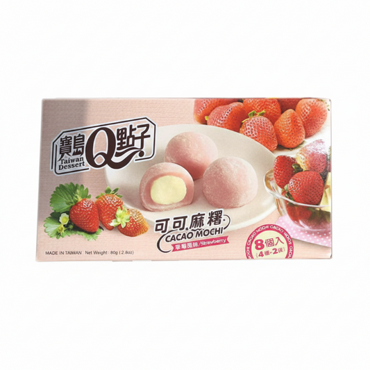 Q MOCHI AL GUSTO FRAGOLA 80 G （BOX DA 12)