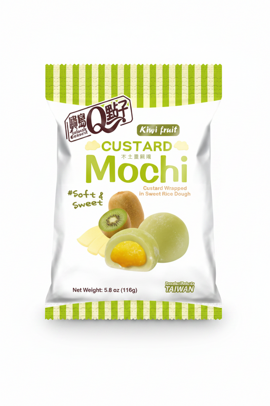 Q MOCHI ALLA CREMA PASTICCERA AL GUSTO KIWI 110 G (BOX DA 12)