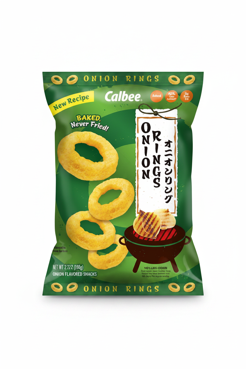 CALBEE ANELLI DI CIPOLLA TOSTATA 60 G (BOX DA 8)