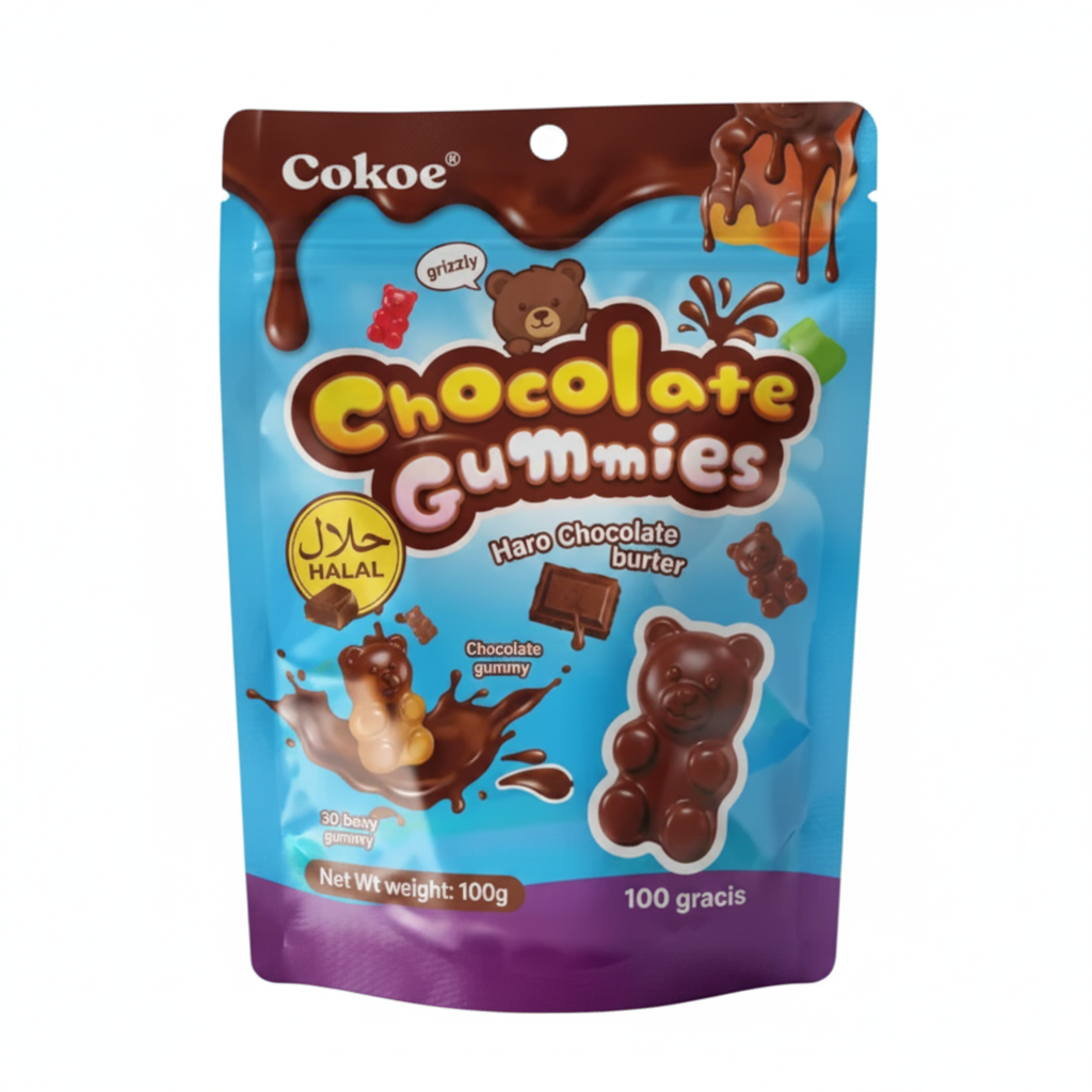 COKOE ORSETTI GOMMOSI RICOPERTI DI CIOCCOLATO 80 G (BOX DA 10)