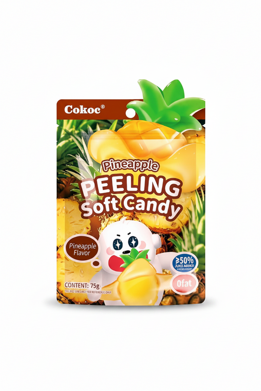 COKOC CARAMELLE SBUCCIARE AL ANANAS 75 G (BOX DA 10)