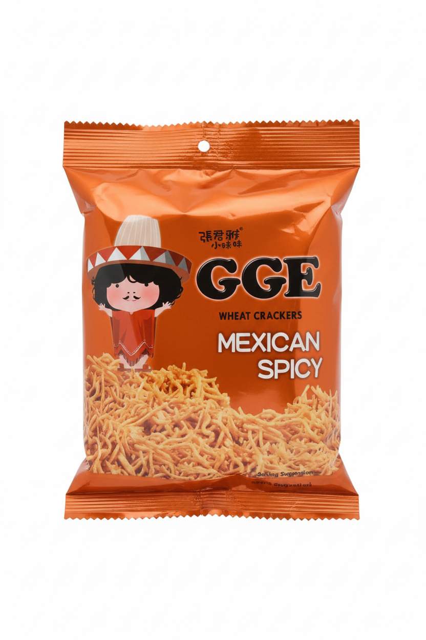 GGE CRACKER DI FRUMENTO DI MESSICANO PICCANTE (BOX DA 15)