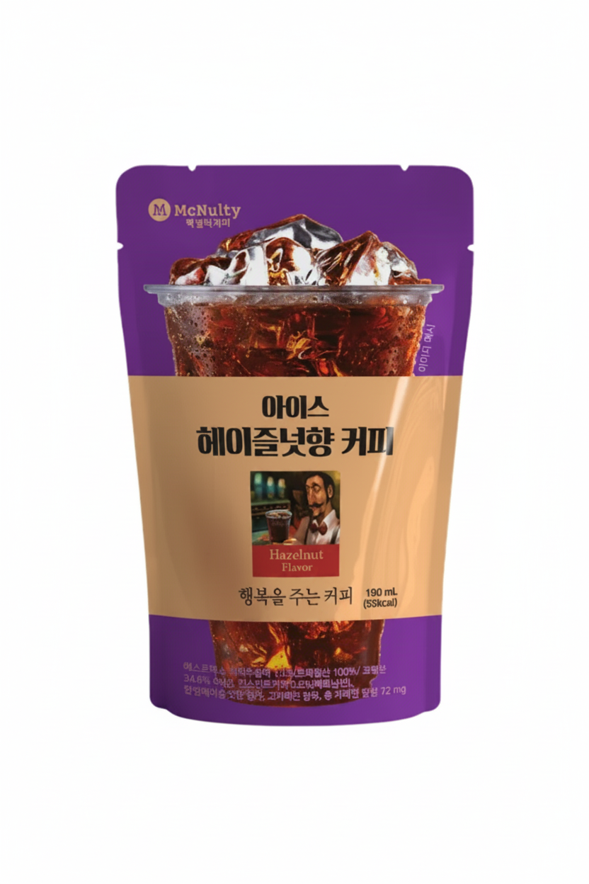MCNULTY ICE AMERICANO AL GUSTO NOCCIOLA 190 ML(BOX DA 10)