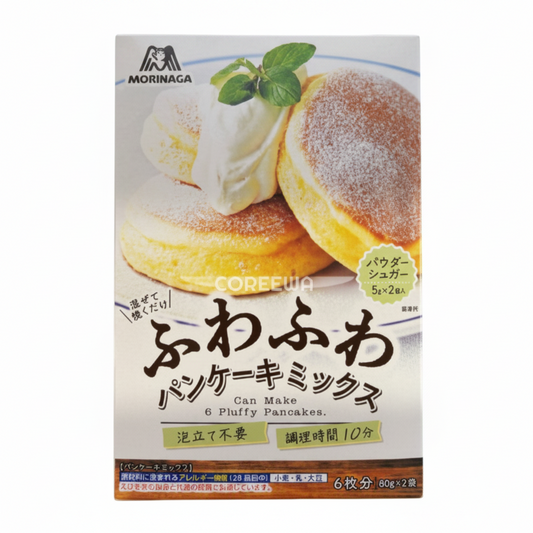 MORINAGA PREPARATO PER PANCAKE SOFFICI 2 CONFEZIONI 160G（BOX DA 6）
