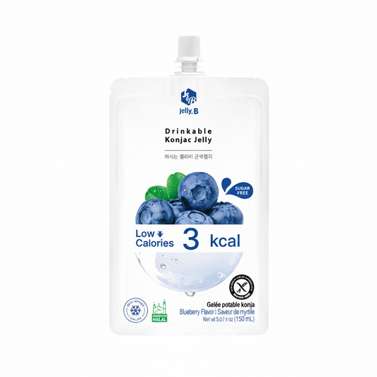 JELLY GELATINA DI KONJAC AL MIRTILLO 150 ML(BOX DA 10)