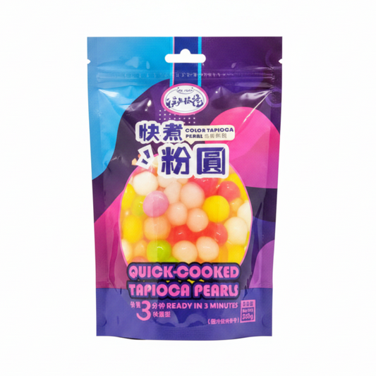 PERLE DI TAPIOCA MISTE COLORATE 250 G ( BOX DA 12)