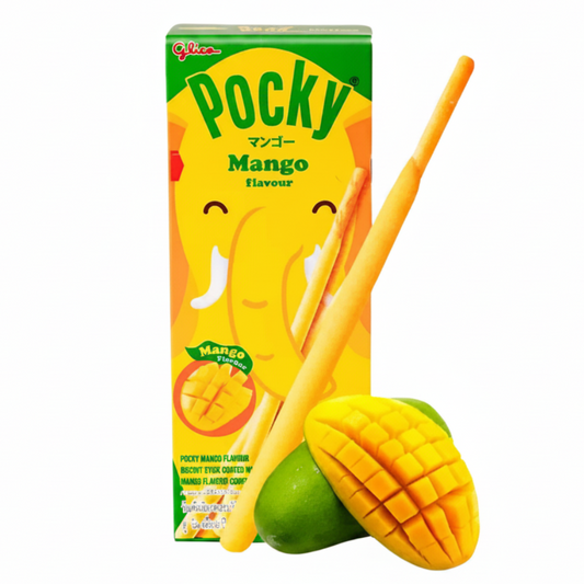 Pocky bastoncini DI BISCOTTO AL MANGO 25 G（BOX DA 10)