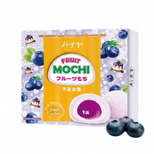 BAMBOO HOUSE MOCHI ALLA FRUTTA AL MIRTILLO 120 G ( BOX DA 12)