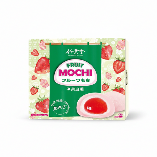BAMBOO HOUSE MOCHI ALLA FRAGOLA 120 G( BOX DA 12）