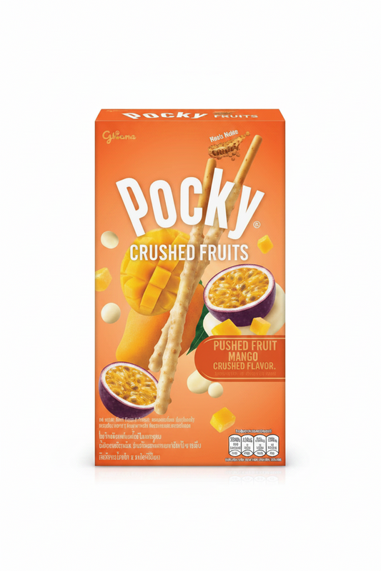 GLICO POCKY FRUTTO DELLA PASSIONE E YOGURT CON PEZZETTI DI MANGO 38 G (BOX DA 10)