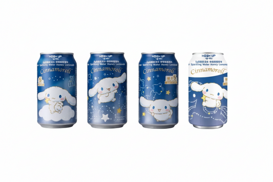 CINNAMOROLL BEVANDA GASSATA AL MIELE E LIMONE POCHI ZUCCHERI 330 ML （BOX DA 12）