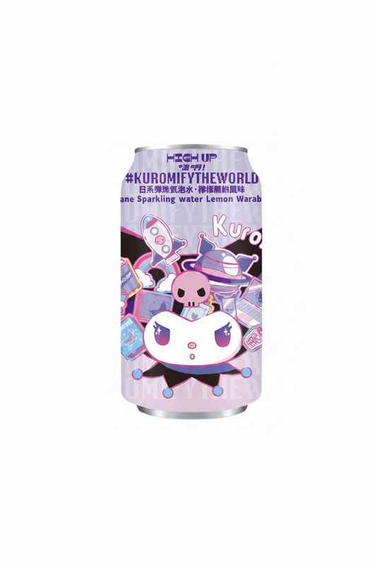 RAMUNE KUROMI BEVANDA  GASSATA ALLA MOCHI WARABI AL LIMONE 330ML（BOX DA 12）
