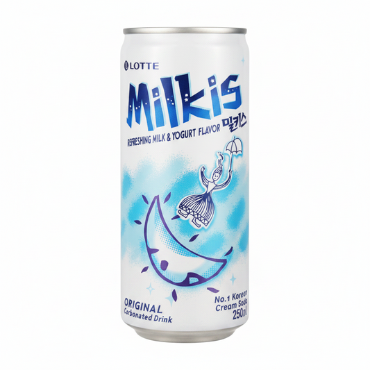 LOTTE MILKIS BEVANDA GASSATA AL LATTE E YOGURT 250 ML(BOX DA 15)