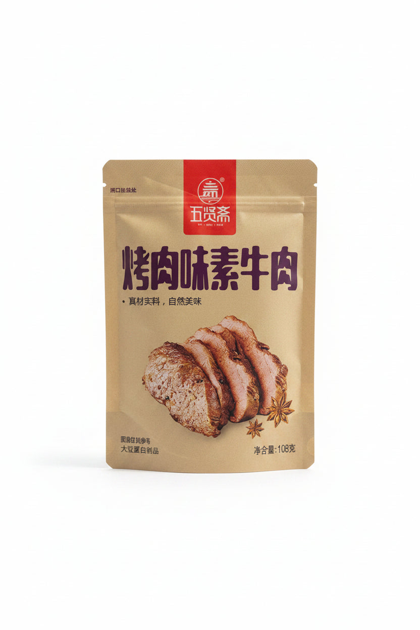 SNACK DI TOFU CONSERVATO GUSTO BBQ 108 G （BOX DA 10)