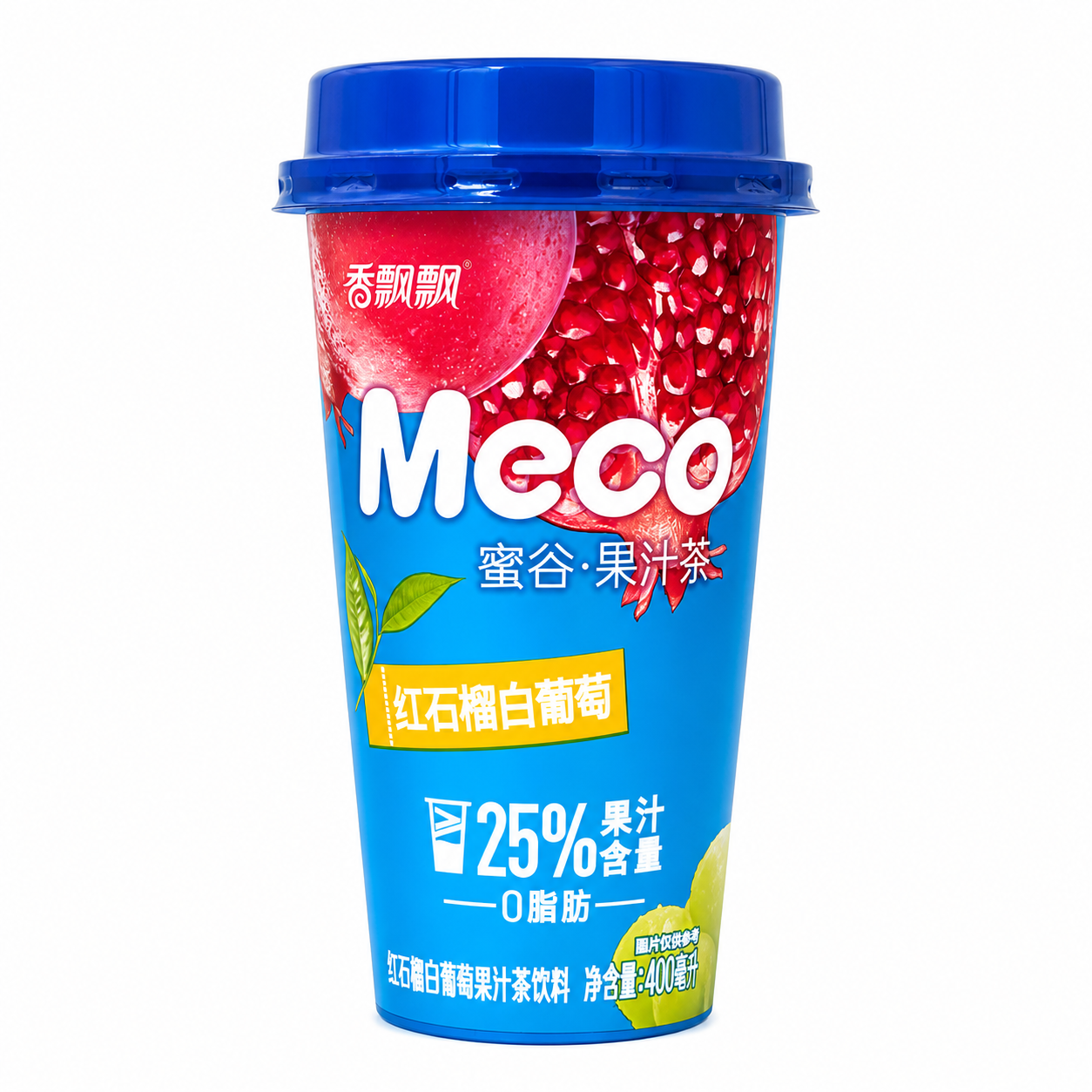 MECO BEVANDA ALLA FRUTTA 400ML MELOGRANO E UVA [box da 15 ]